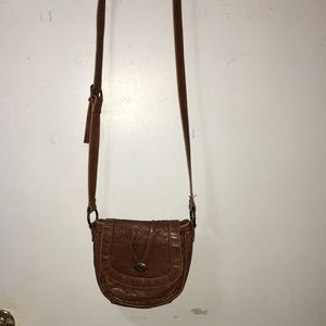 Brown crossbody purse